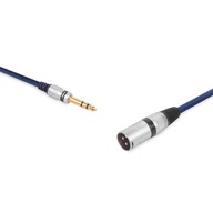 Kábel XLR Plug - Veľký Jack Plug 6.3 VITALCO 1m