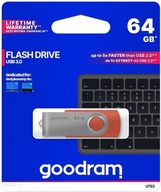 Goodram Pendrive Twister RED 64GB USB 3.0 FLASH