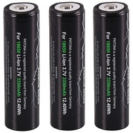 PATONA 18650 Li-lon batéria 3350mAh 3,7V x3