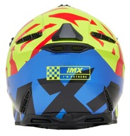 PRILBA IMX FMX-02 ČIERNA/FLUO ŽLTÁ/MODRÁ/FLUO ČERVENÁ M