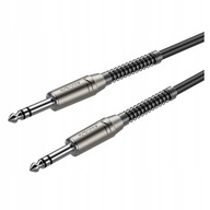 JACK MIKROFÓNOVÝ KÁBEL 6,3 mm STEREO SAMURAI ROXTONE SMJJ200L1 1m