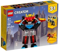 Kocky LEGO Creator 31124 Super Robot 3v1 Transformers DRAGON Jet 159