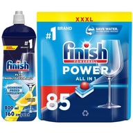 Finish Power All in One Fresh tablety do umývačky riadu 85 ks + lesk