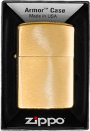 ZIPPO MOSADZNÉ BRUSHED ARMOR ŤAŽKÝ ZAPAĽOVAČ 60000850