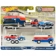 Hot Wheels Transport Vehicle Rally Hauler 70 Rover P6 Group 2 HKF45 FLF56