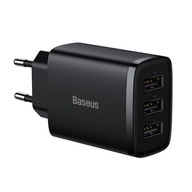 BASEUS RÝCHLA SIEŤOVÁ NABÍJAČKA 3x USB 17W EU