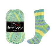 Ponožková priadza Vlna-Hep Socks Best 4fach 7356