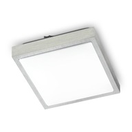 Stropné svietidlo PLAFON LED PANEL 17W HLINÍK