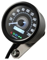 Tachometer Daytona Velona60 200 km/h čierny