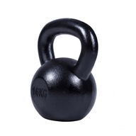 Liatinový kettlebell čierny 16kg loptička Gorilla Sports