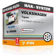 Špeciálny postroj VOLKSWAGEN Tiguan 11/2007+ 7-pin