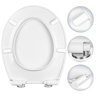 WC sedátko pre Cersanit, antibakteriálne, pomaly padacie, odnímateľné, univerzálne