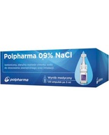 Polpharma 0,9% NaCl Fyziologický soľný roztok 120 x 5 ml