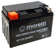 YT12A Moretti AGM (gélová) MT12A 12V 9,5Ah batéria