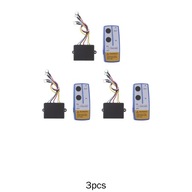 3x One Piece Wireless Remote Control for