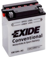 Exide YB12AL-A2 batéria 12V 12Ah 165A Virago