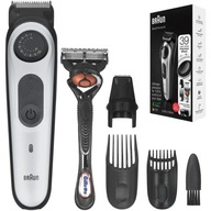 Zastrihávač fúzov Braun BT5260 + holiaci strojček Gillette Fusion ProGlide