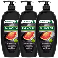 Palmolive Men energizujúci sprchový gél 3v1 3x750ml