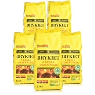 Gril na drevené brikety Gryfskand prémiovej kvality, 5 x 2,5 kg