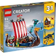 LEGO Creator 3v1 31132 Vikingská loď a had