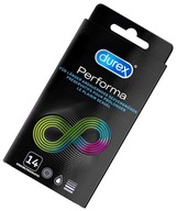 DUREX PERFORMA CONDOMS 14KS PERFECT TVAR