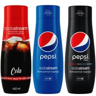 SODASTREAM Koncentrát COLA + PEPSI + PEPSI MAX