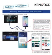 AUTORÁDIO KENWOOD DMX-120BT 2-DIN BT USB