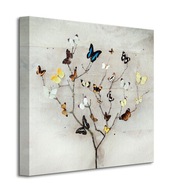 Ian Winstanley Obraz Motýle Strom na plátne 40x40 cm