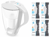 Dafi Glass Jug Led 2L + 4x BIELA ​​vložka filtra