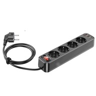 HOCO 4-zásuvková zásuvka + 2 x USB QC3.0 18W + Type C PD 20W Aura