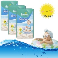 PAMPERS SPLASHERS PLAVECKÉ PLIENKY VODNÉ PLIENKY 6-11kg 36 ks