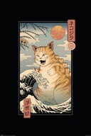 Plagát Trinidad Vincent Catzilla Ukiyoe 61x91,5 cm