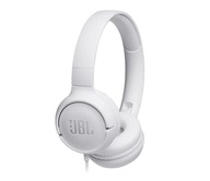 JBL T500 3,5 mm káblové slúchadlá cez uši, biele