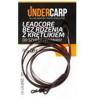 Pod Carp Leadcore set hnedý bez jadra s QC obratlíkom 45lb/70cm