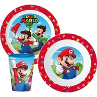 Jedálenský set tanier misa hrnček Super Mario