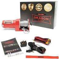 ~1T DRAGON WINCH 12V ELEKTRICKÝ KÁBLOVÝ NAVIJÁK pre štvorkolku 2000 pluh