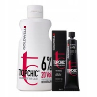 GOLDWELL TOPCHIC FARBA 60 ml + OXYDANT 60 ml