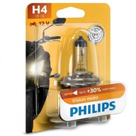 H4 PHILIPS Vision Moto žiarovka +30% 12V 60/55W