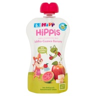 HIPP HiPPiS Mousse Jablká Guava Banány po 6 mesiacoch 100 g