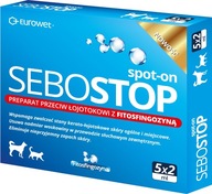 Eurowet Sebostop Spot-On 5x2ml Proti seboree