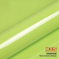 HX20V24B fólia - TOXIC ZELENÝ LESK - 152x 100cm