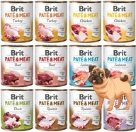 BRIT Pate & Meat 12x800g MIX príchutí