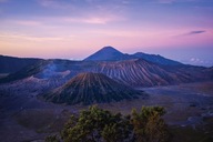 Plagát Krajina aktívnej sopky Mount Semeru 91,5x61 cm