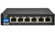 PoE switch 4x PoE pre 4 BCS-B-SP0402 BCS IP kamery