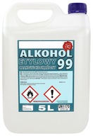 KVALITA - HQ - ETHANOL 99,9% HYDRATOVANÝ ALKOHOL 5L