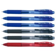 PENTEL BLN105 guľôčkové pero - AUTOMATIC 0,5 mm - 3x modré, 2x čierne, 1x červené