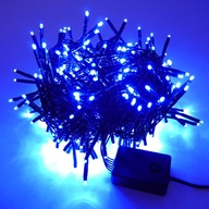 500LED Blue hustý program na osvetlenie vianočného stromčeka