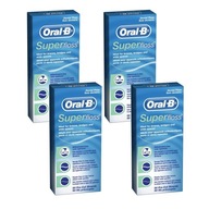 4 x ORAL B SuperFloss dentálna niť BRIDGES 50