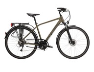 Trekingový bicykel Kross Trans 5.0 2024 M rám 19-palcový Khaki Mat Varšava