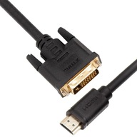 KÁBLOVÝ KÁBEL HDMI - DVI 4K 2160p FULL HD PC 2m